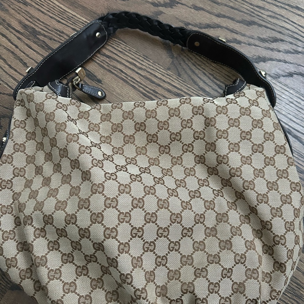 Authentic Gucci Beige and Brown Women's Bag